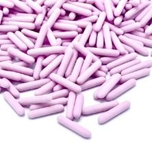 Picture of PURPLE DULL RODS EDIBLE SPRINKLES X 50G